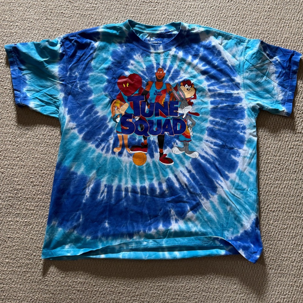 Nike LeBron Tune Squad Space Jam Tie-Dye T-Shirt - Blue